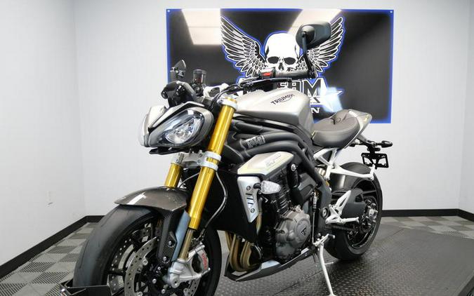 2024 Triumph Speed Triple 1200 RS Matte Silver Ice