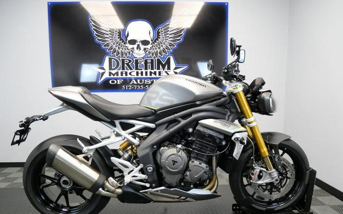 2024 Triumph Speed Triple 1200 RS Matte Silver Ice