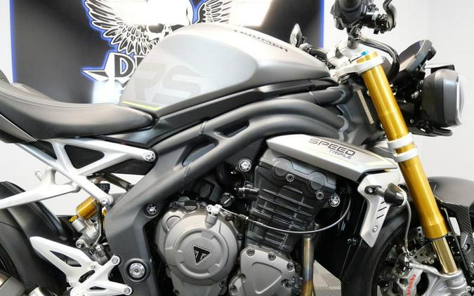 2024 Triumph Speed Triple 1200 RS Matte Silver Ice