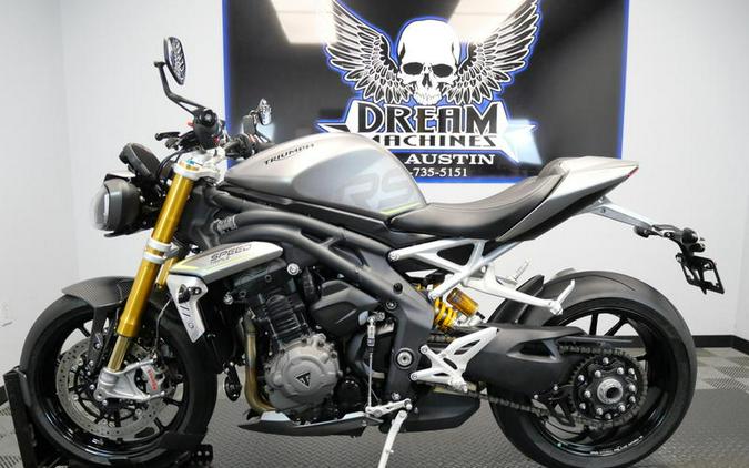 2024 Triumph Speed Triple 1200 RS Matte Silver Ice