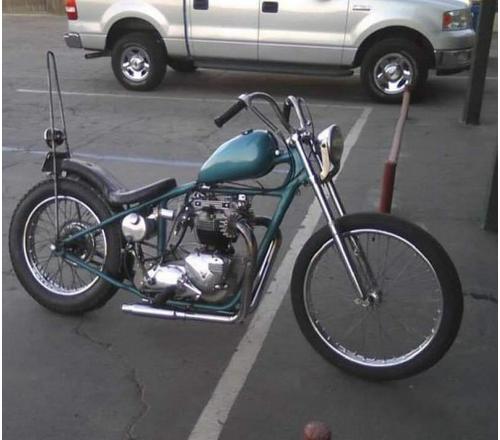 triumph chopper bobber