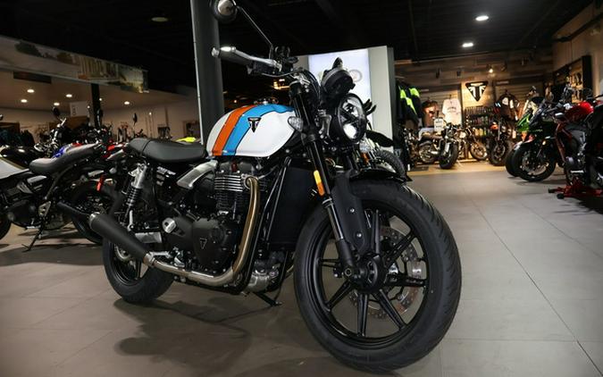 2025 Triumph Speed Twin 900 Aluminium Silver/Carnival Red/Jet B