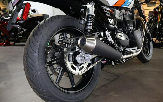 2025 Triumph Speed Twin 900 Aluminium Silver/Carnival Red/Jet B