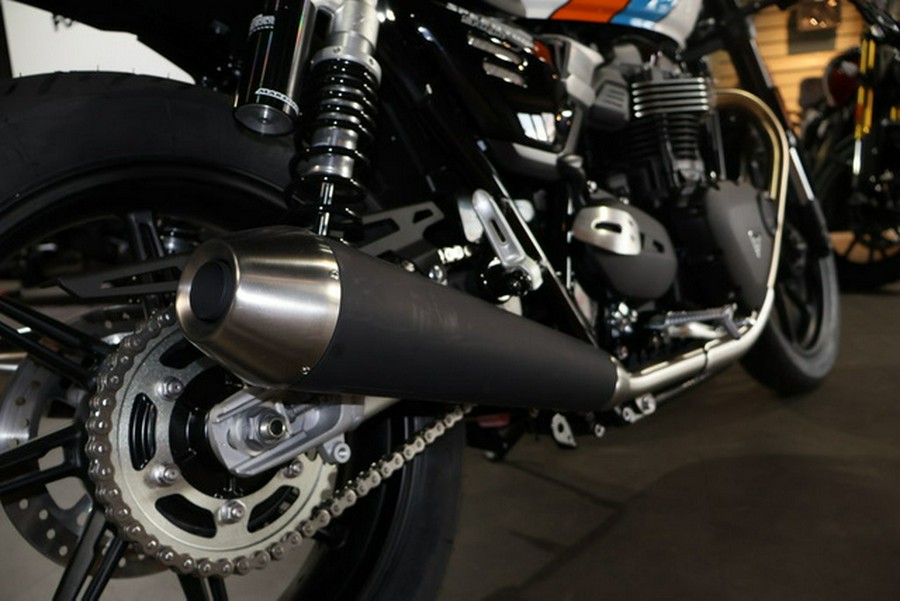 2025 Triumph Speed Twin 900 Aluminium Silver/Carnival Red/Jet B