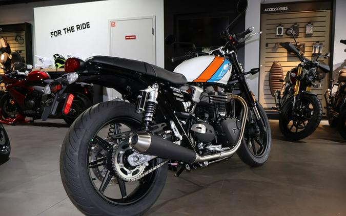 2025 Triumph Speed Twin 900 Aluminium Silver/Carnival Red/Jet B