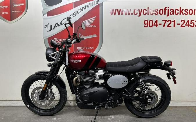 2023 Triumph Scrambler 900 Carnival Red / Jet Black