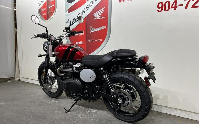 2023 Triumph Scrambler 900 Carnival Red / Jet Black