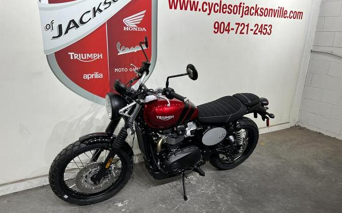 2023 Triumph Scrambler 900 Carnival Red / Jet Black