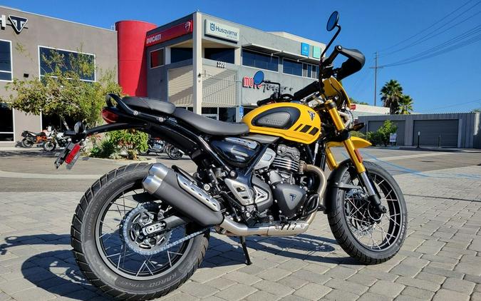 2026 Triumph Scrambler 400 XC Racing Yellow