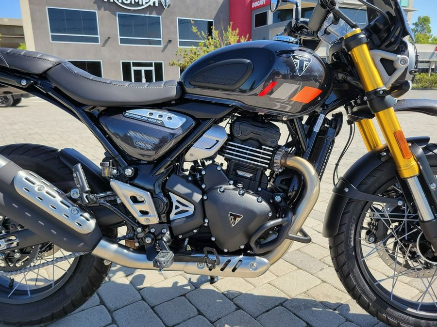 2026 Triumph Scrambler 400 XC Storm Grey