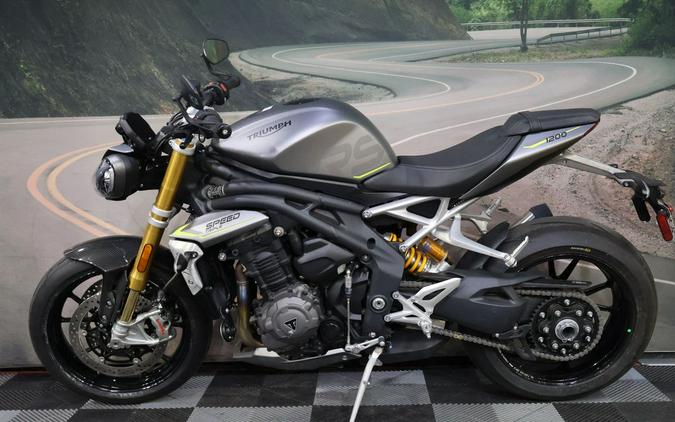 2022 Triumph Speed Triple 1200 RS Matte Silver Ice