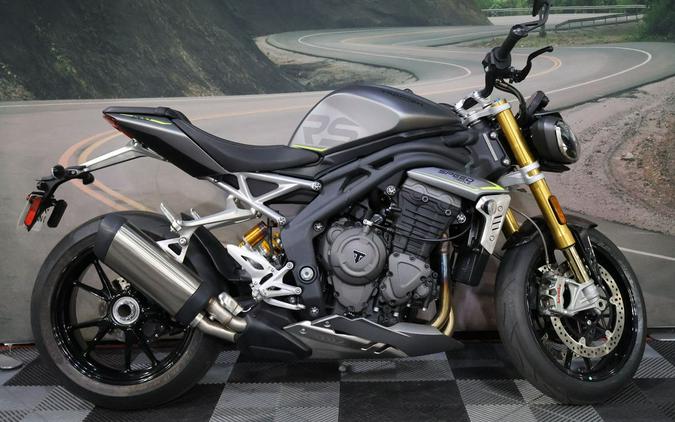 2022 Triumph Speed Triple 1200 RS Matte Silver Ice