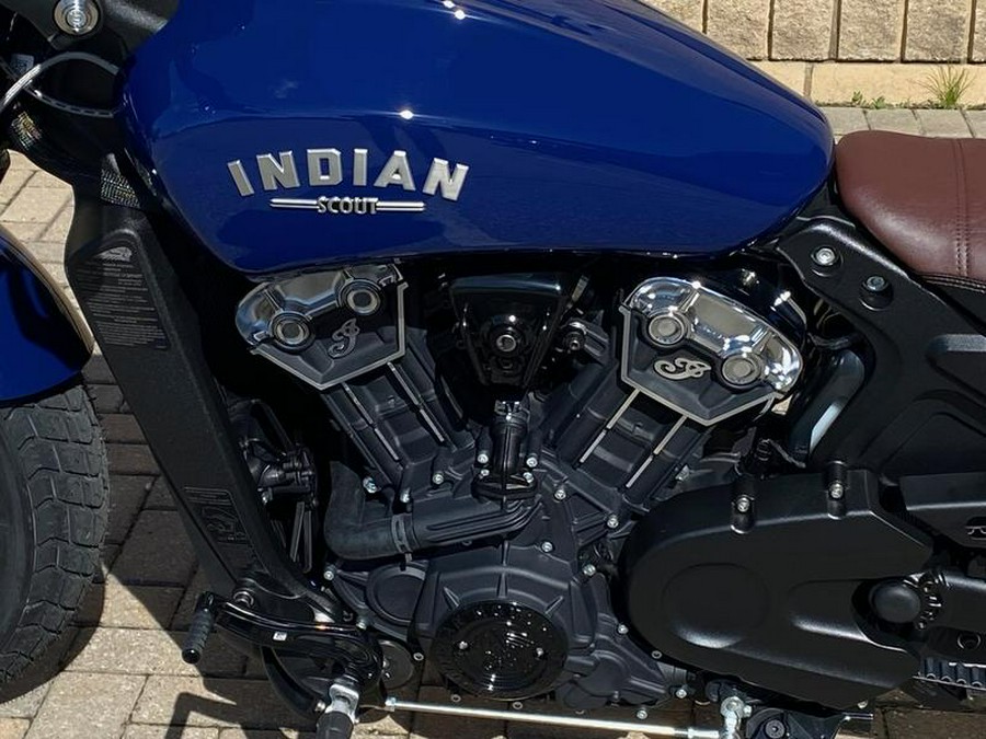 2024 Indian Motorcycle® Scout® Bobber ABS Springfield Blue Metallic, 50ST