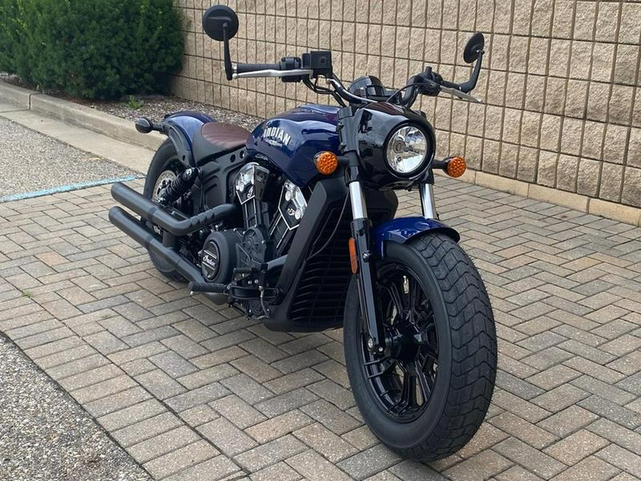 2024 Indian Motorcycle® Scout® Bobber ABS Springfield Blue Metallic, 50ST