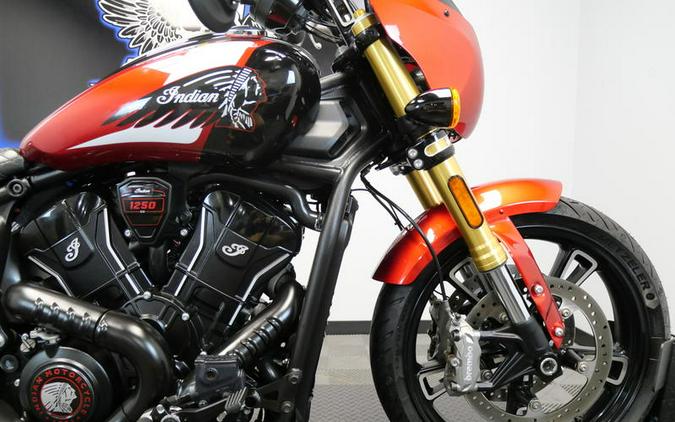 2025 Indian Motorcycle® 101 Scout® Sunset Red Metallic with Graphics