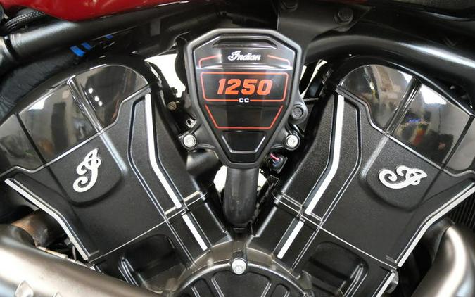 2025 Indian Motorcycle® 101 Scout® Sunset Red Metallic with Graphics