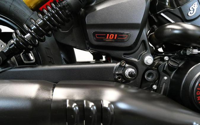 2025 Indian Motorcycle® 101 Scout® Sunset Red Metallic with Graphics