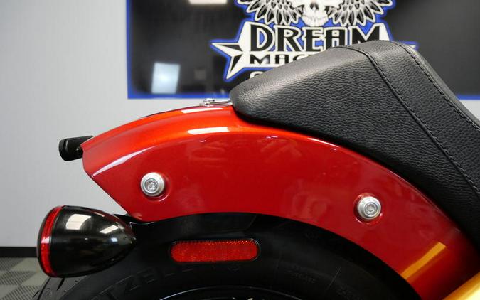 2025 Indian Motorcycle® 101 Scout® Sunset Red Metallic with Graphics