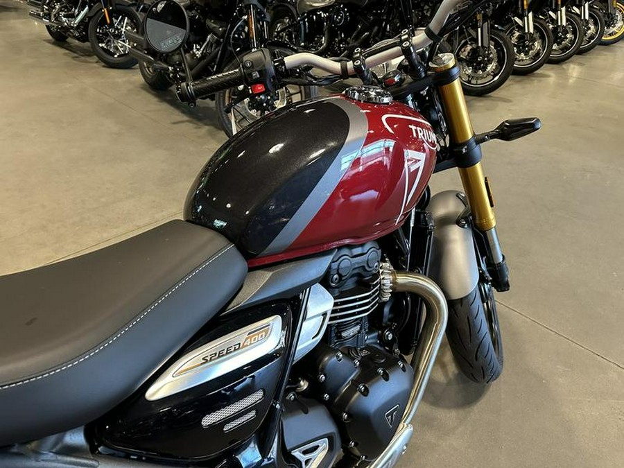 2024 Triumph Speed 400 Carnival Red / Phantom Black