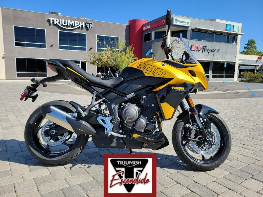 2026 Triumph Tiger Sport 800 Cosmic Yellow/Sapphire Black