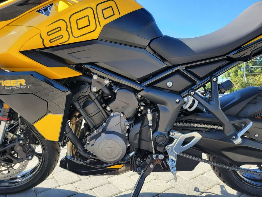 2026 Triumph Tiger Sport 800 Cosmic Yellow/Sapphire Black