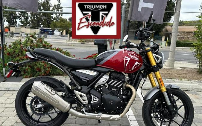 2024 Triumph Speed 400 Carnival Red / Phantom Black