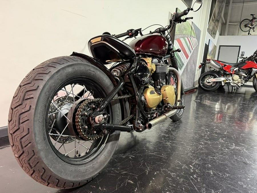 2018 Triumph Bonneville Bobber Morello Red