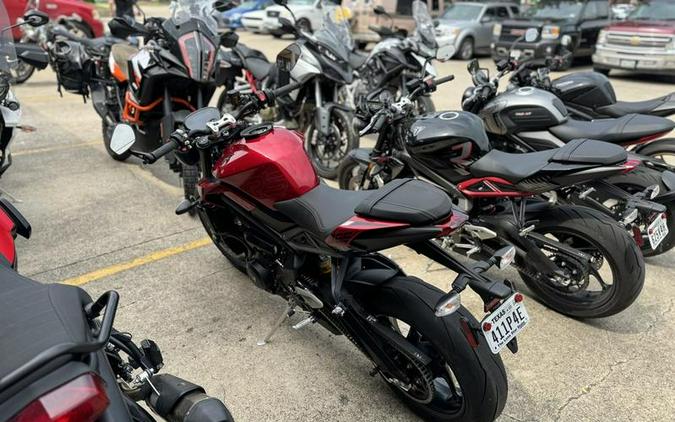 2024 Triumph Street Triple 765 RS Carnival Red