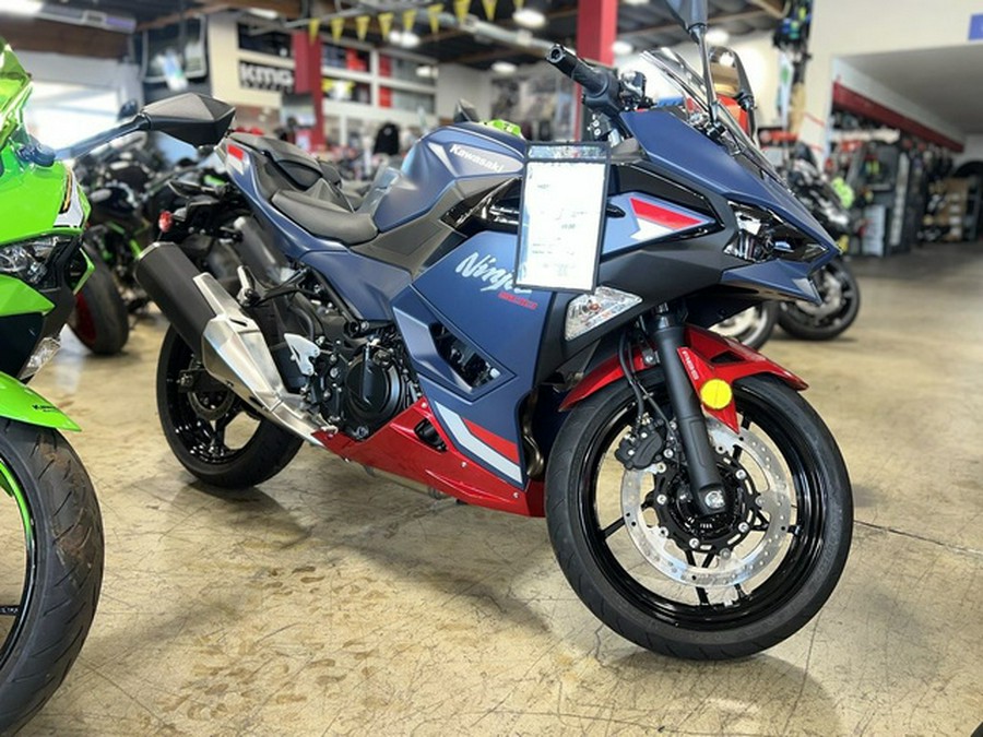 2026 Kawasaki Ninja 500 ABS Metallic Matte Twilight Blue