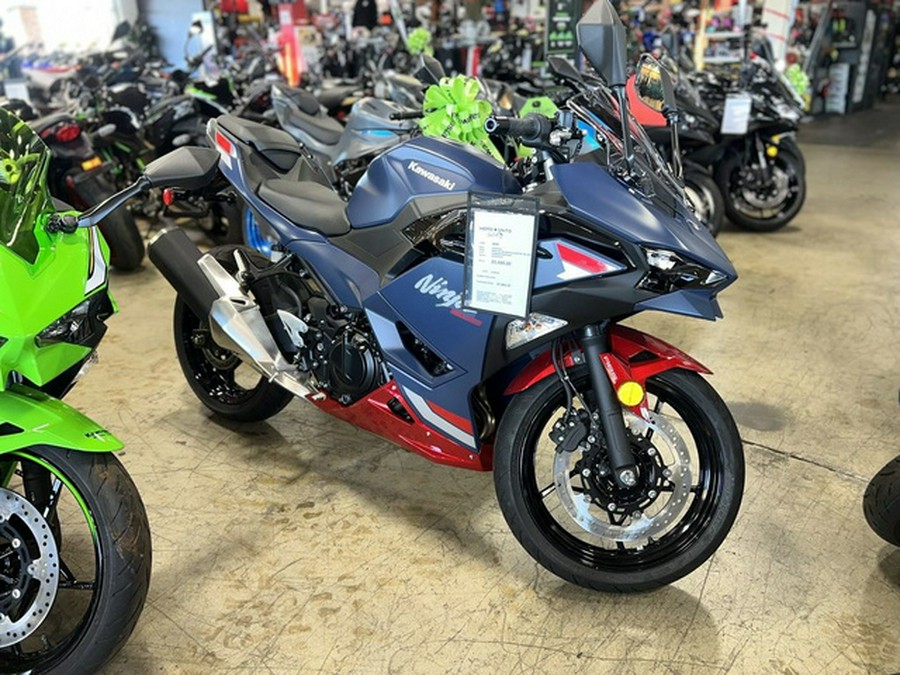 2026 Kawasaki Ninja 500 ABS Metallic Matte Twilight Blue
