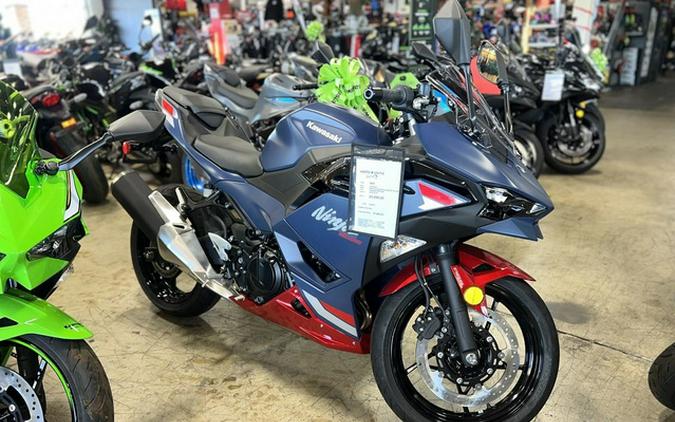 2026 Kawasaki Ninja 500 ABS Metallic Matte Twilight Blue