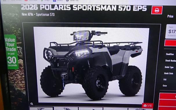 2026 Polaris Sportsman 570 EPS