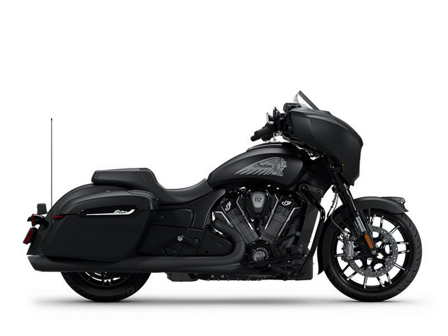 2025 Indian Motorcycle® Chieftain® PowerPlus Dark Horse® 112 w/PowerBand Black Smoke