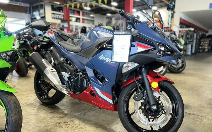 2026 Kawasaki Ninja 500 ABS Metallic Matte Twilight Blue