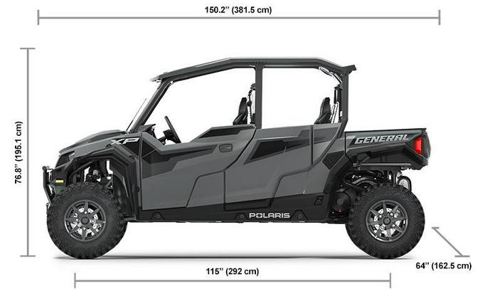 2023 Polaris Industries GENERAL XP 4 1000 ULTIMATE - AVALANCHE GRAY Ultimate