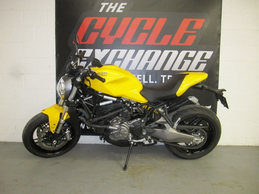 2018 Ducati Monster 821 Yellow