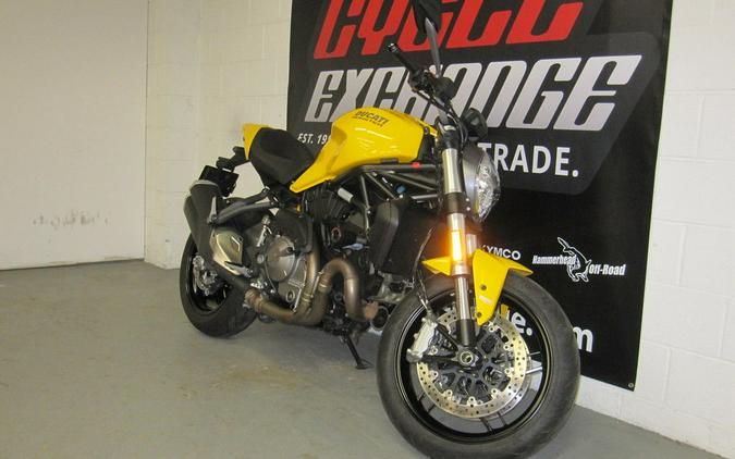 2018 Ducati Monster 821 Yellow