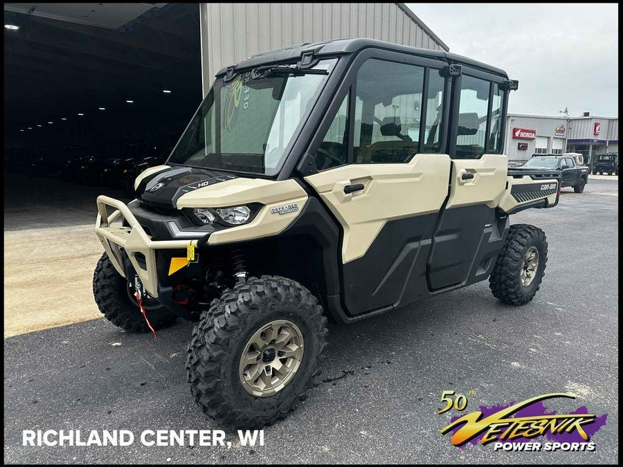 2024 Can-Am® Defender MAX Limited HD10 Desert Tan & Timeless Black