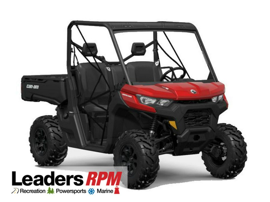 2024 Can-Am® Defender DPS HD10 Fiery Red