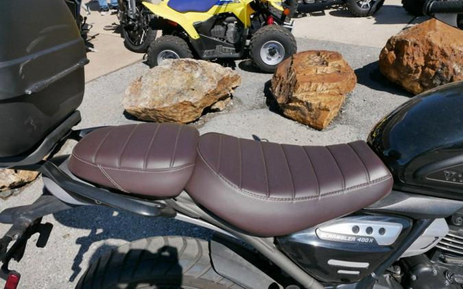 2024 Triumph Scrambler 400 X Phantom Black / Silver Ice