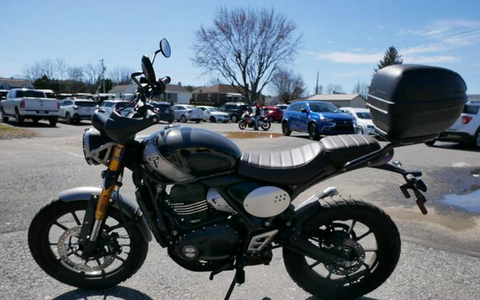 2024 Triumph Scrambler 400 X Phantom Black / Silver Ice