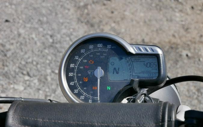 2024 Triumph Scrambler 400 X Phantom Black / Silver Ice