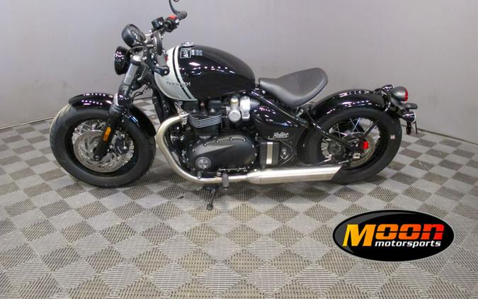 2024 Triumph Bonneville Bobber Jet Black/Ash Gray