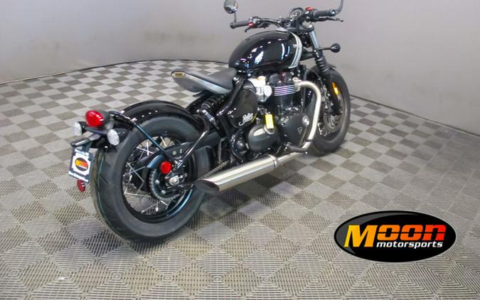 2024 Triumph Bonneville Bobber Jet Black/Ash Gray