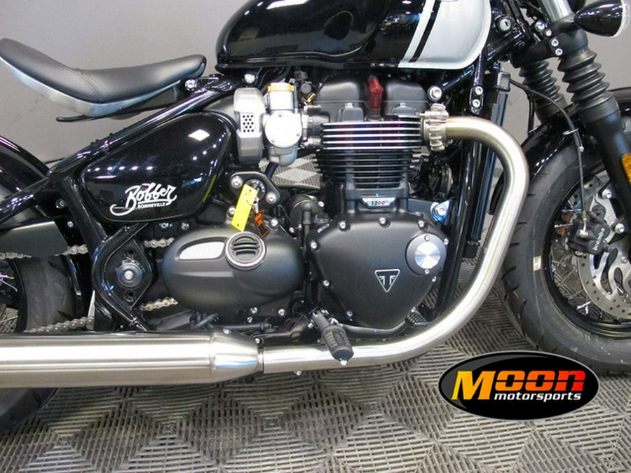 2024 Triumph Bonneville Bobber Jet Black/Ash Gray