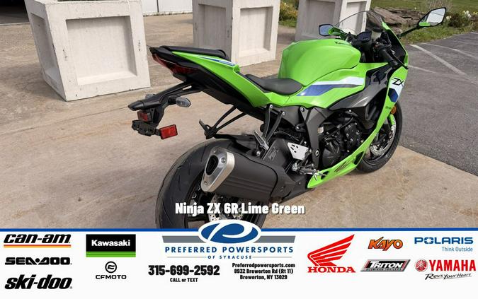 2026 Ninja ZX 6R Lime Green - Kawasaki
