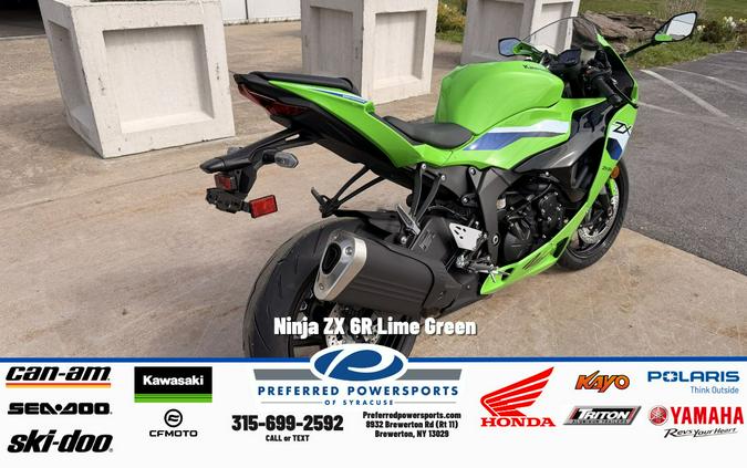 2026 Ninja ZX-6R Lime Green - Kawasaki