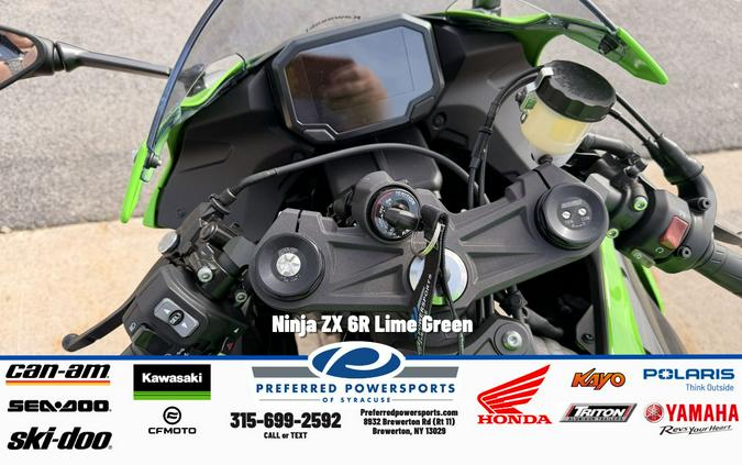 2026 Ninja ZX-6R Lime Green - Kawasaki