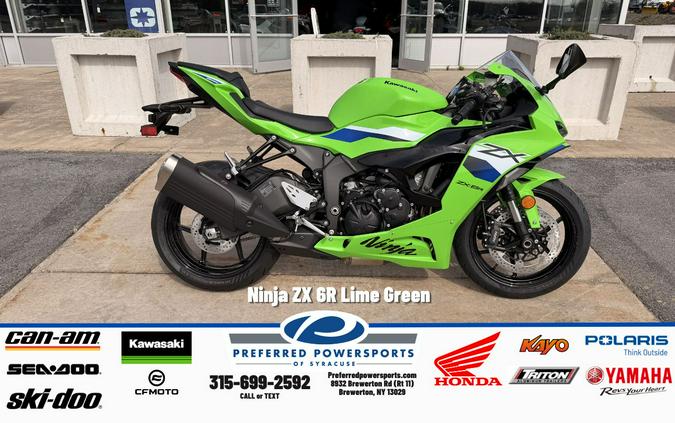 2026 Ninja ZX-6R Lime Green - Kawasaki
