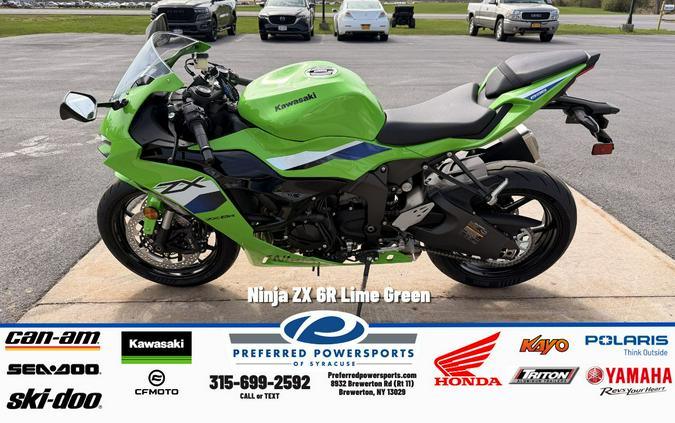 2026 Ninja ZX-6R Lime Green - Kawasaki